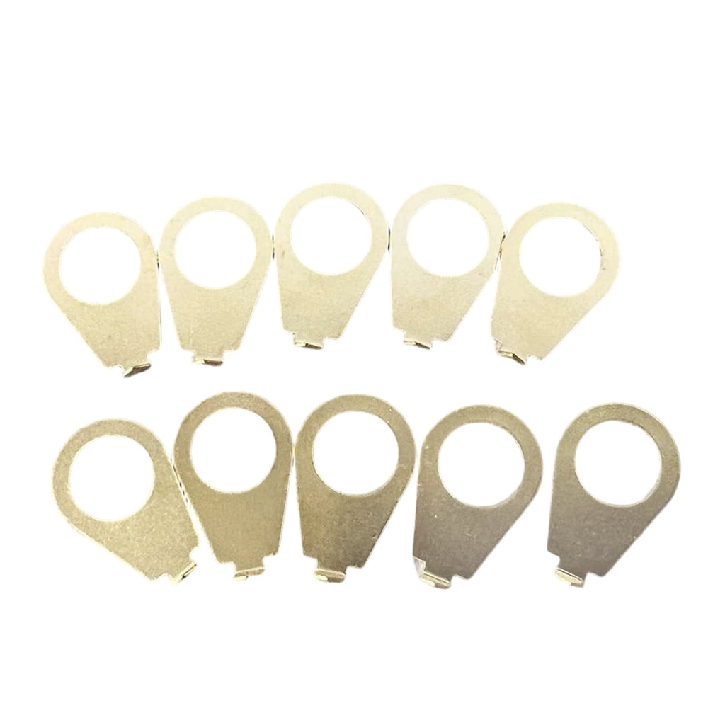 10Pieces Guitar Knob Position Markers Metal Indicators Guitar Potentiometer Pointers Pad Suitable for Electric Guitars