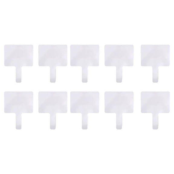 10Pieces Handheld Double Side Answer Paddles Small Whiteboards Erasable Signs Auction Paddles for Office Classroom