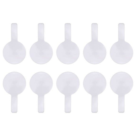 10Pieces Handheld Double Side Answer Paddles Small Whiteboards Erasable Signs Auction Paddles for Office Classroom