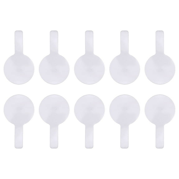 10Pieces Handheld Double Side Answer Paddles Small Whiteboards Erasable Signs Auction Paddles for Office Classroom