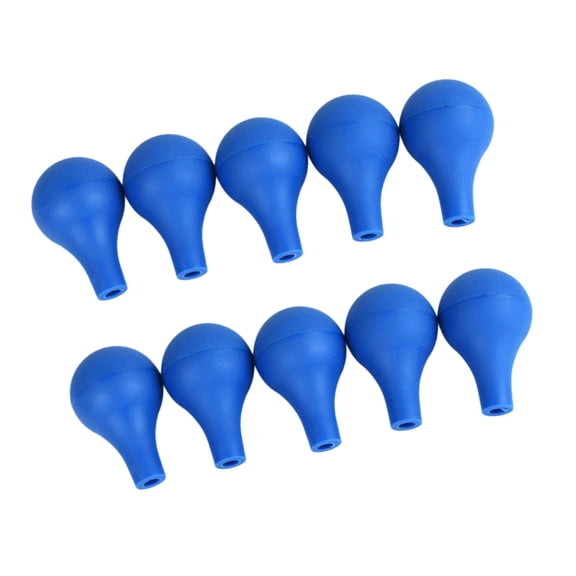 10Pieces Laboratory Grade Rubber Bulbs Dropper Rubber Caps for Precisely Liquid Transferring and Measuring