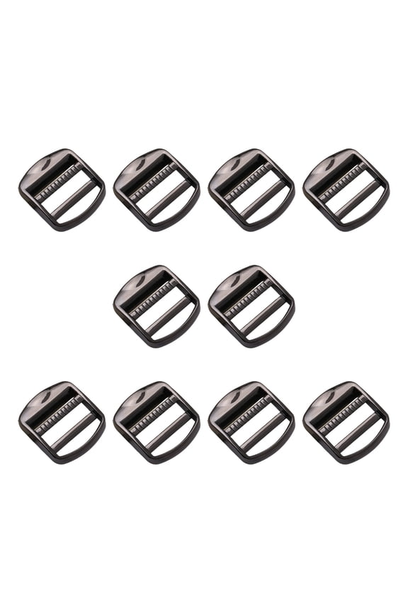 10Pieces Metal Ladder Buckle with Golden Finish for Adjusting Backpacks Strap and Belt Accessories 2.6cm Inner Diameter