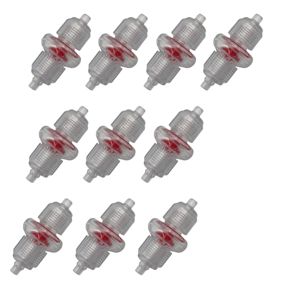 10Pieces Plastic Airline Check Valves Prevent Reverse Flowing in Aquarium