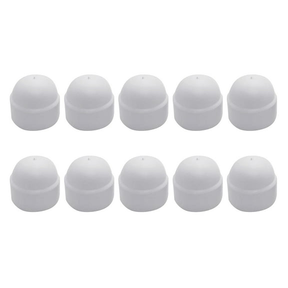 10Pieces Plastic Dome Nut Protective Caps Safety Covers For Bolts & Nut Coverage Hexagonal Fastener Safety