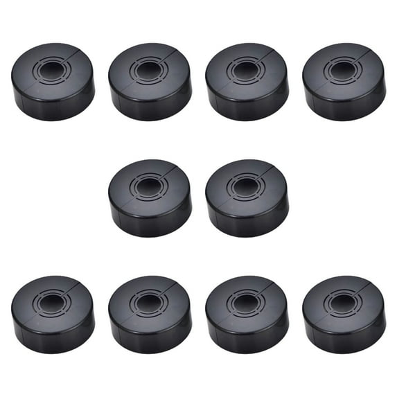 10Pieces Practical Bathroom Hardware Covers Seamlessly Shower Fixture Concealers Split Structure Designs Rustproof ABS