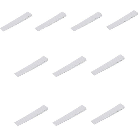10Pieces Multipurpose Furniture Levelers Plastic Shims for Home and Restaurant Use Stackabled and Flexible Designs