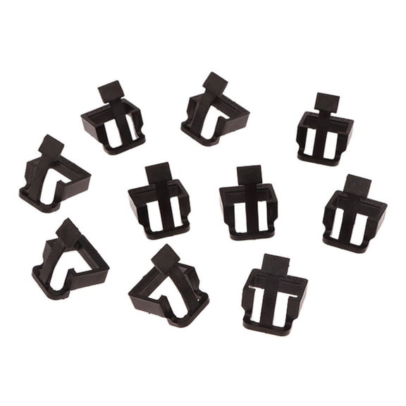 10Pieces Black or Transparent Protective Latches for RJ45 Cable Fix Quick Installation Solution
