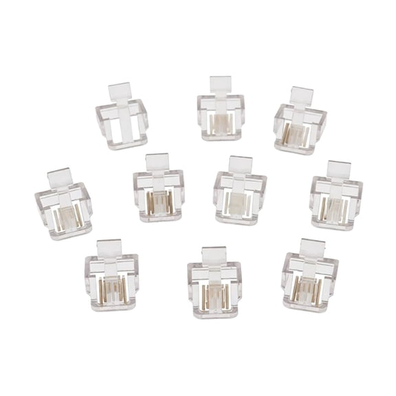 10Pieces RJ45 Connector Repair Clips Covers Compatibles Cat5e Cat6 Ethernet Cables for Home Use