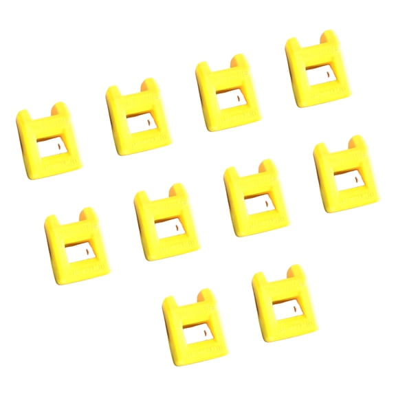 10Pieces Screwdriver Magnetizer Compact Portable Demagnetizer for Easy Use at Home Repairs and Electronic Maintenance