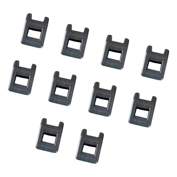 10Pieces Screwdriver Magnetizer Compact Portable Demagnetizer for Easy Use at Home Repairs and Electronic Maintenance