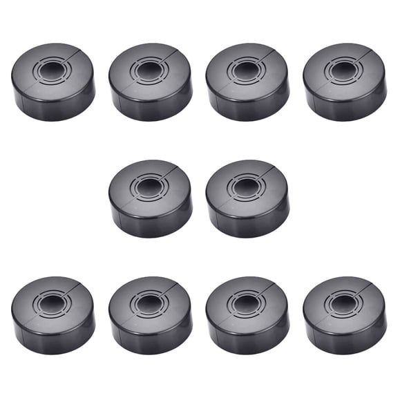 10Pieces Shower Fixture Concealer Caps Split Designs Structure Bathroom Pipe Covers Easy Maintenance Sturdy ABS