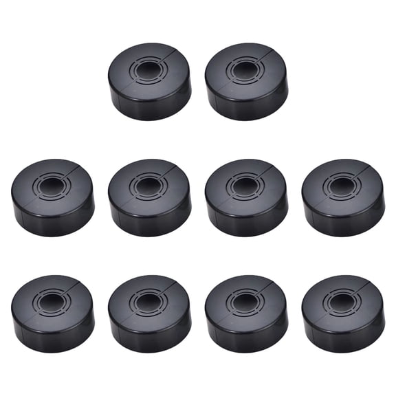 10Pieces Shower Fixture Concealer Caps Split Designs Structure Bathroom Pipe Covers Easy Maintenance Sturdy ABS