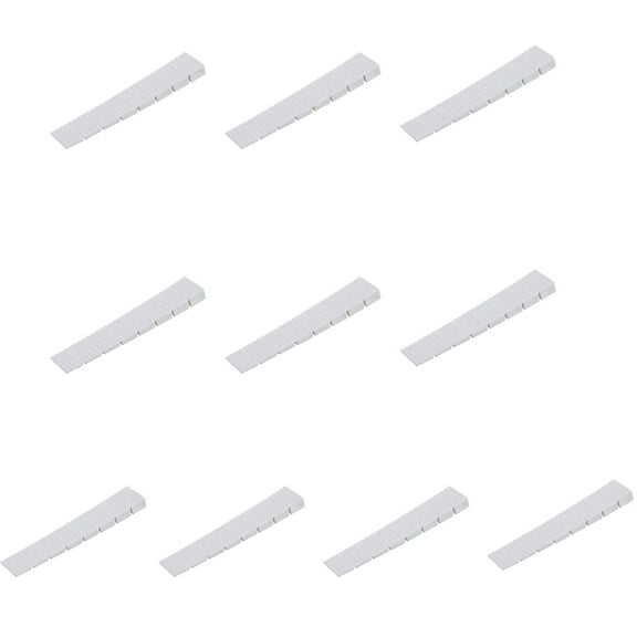 10Pieces Sturdy Plastic Furniture Wedges Accessory for Leveling Tables Chairs Fridge Toilet Portable and Easy to Use