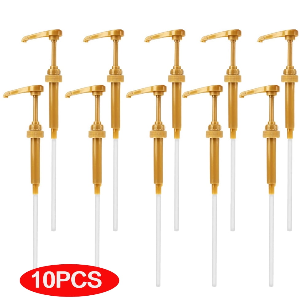 10Pieces Syrup Pumps, Coffee Syrup Dispenser Pump, Flavor Syrup Pump