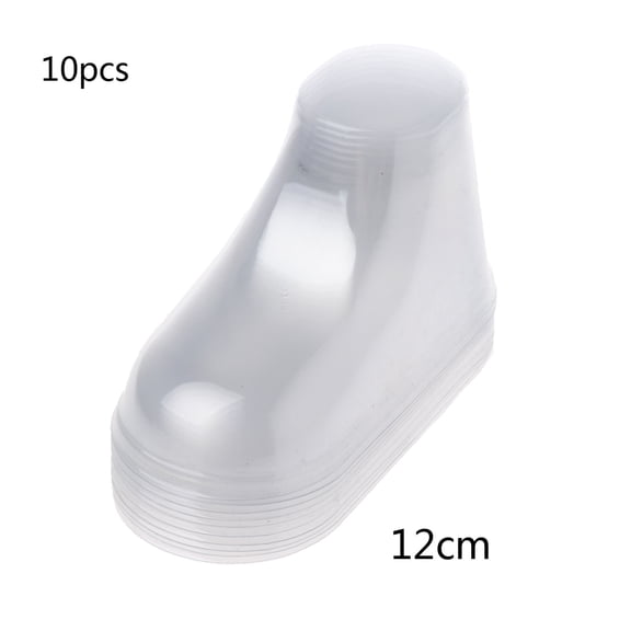 10Pieces/set Baby Shoe Showcase Clear Plastic 8/9/10.5/11/12cm Transparent PVC