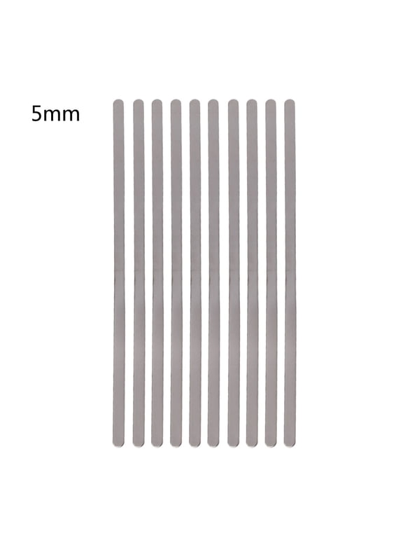 10Pieces/set Blank Bracelet for Titanium Steel Stamping Cuff Bangle DIY 5/10/15/