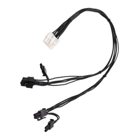 10Pin to Double 8Pin(6+2) Black PVC GPU Power Connectors Cable for Z6 Workstations 60Cm Long