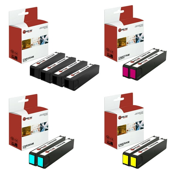 10Pk LTS 970XL 971XL BCMY HY Compatible for HP OfficeJet X451DN X451DW Ink