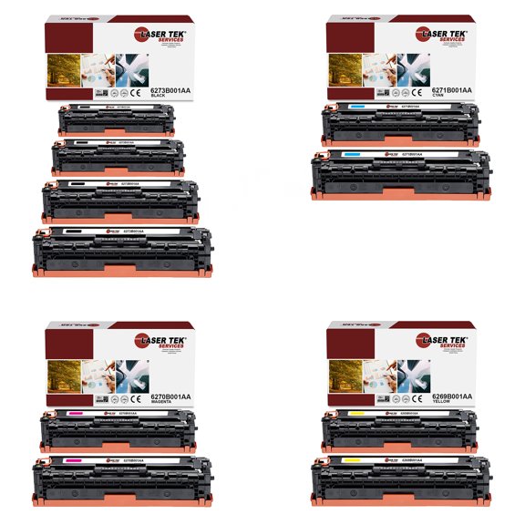 10Pk LTS CRG-131 BCMY Compatible for Canon ImageClass MF8280CW Toner Cartridge