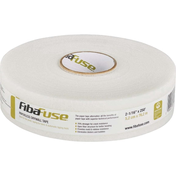 FibaFuse 2-1/16 In. X 250 Ft. Paperless Drywall Tape FDW8652-U