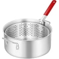 thumbnail interactive-video image 1 of 10QT Outdoor Propane Turkey Fryer Kit, Aluminum Fish Fryer Pot with 6.7Qt Basket, 50,000 BTU Burner, Heavy Duty Deep Fryer for Seafood, Turkey, Chicken, French Fries, Backyard Cooking, 1 of 8