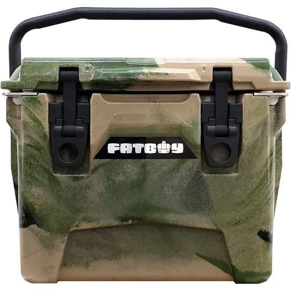 10QT Rotomolded Cooler Chest Ice Box Hard Lunch Box (Army Camo)