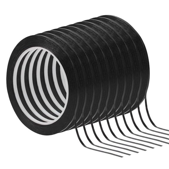 10Roll 3mm Highly temperature PET Positioning Tape For Heat Resistant Gallery Decal And Precise Art Applications