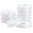 thumbnail image 1 of 10Rolls 49 Yards Clear Crystal Elastic Thread 1mm Stretch String Cord Crafting DIY Thread, 1 of 9