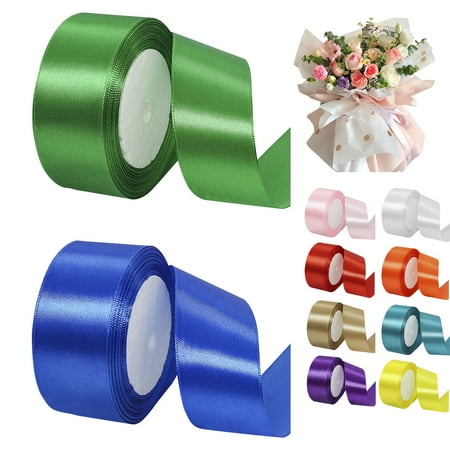 10Rolls Solid Color Satin Ribbon, Ribbon for Flower Bouquet, Craft Fabric Ribbon, Bouquet Ribbon for Flowers, Ribbons for Crafts price history and forecast - Betinyar