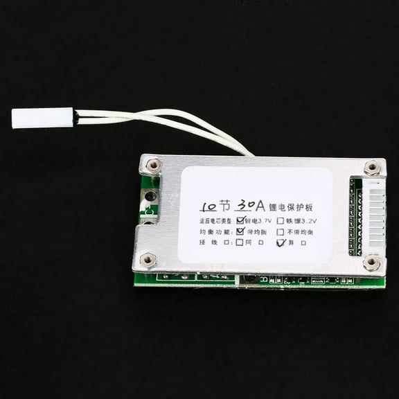 10S 36V 30A Liion Cell 18650 Battery Protection BMS PCB Board With Balance Function