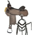 thumbnail image 1 of 10SS 14 In Western Horse Barrel Racing Trail Saddle Tack Set American Leather Comfytack, 1 of 8