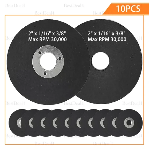 10Set 2Inch Resin Cutting Discs Metal Cut-Off Wheel Die Grinder For Rotary Tool