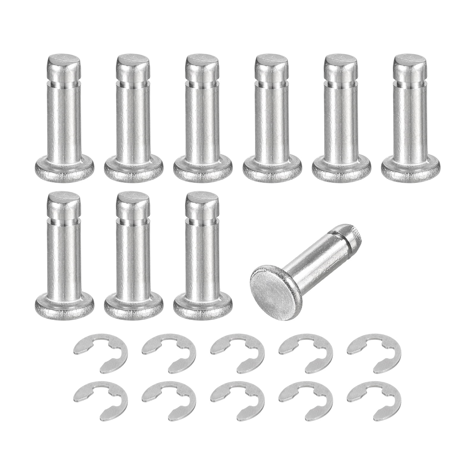 Lot De 10 Goupilles D'arrêt Cylindriques M4x18mm En Acier Inoxydable 304 - Marque Zaplyte - Neuf