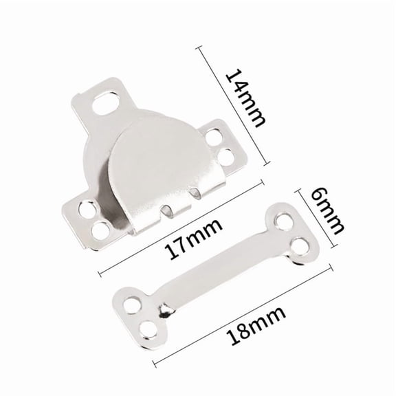 10Set Metal Trousers Suit Pants Hook Button Skirt Trousers Garment Invisible Hook DIY Pants Adjustment Buckle Sewing Accessories