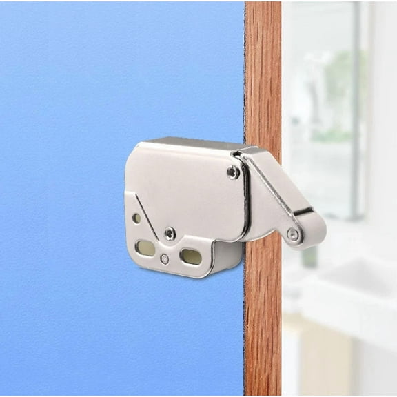 10Set Mini Push Catch Latch Cabinets Locks Automatic Spring Cupboard Doors Locks