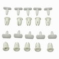 thumbnail image 1 of 10Set Side Skirt Door Sill Card Panel Overlay Repair Trim Clips for Mercedes, 1 of 6