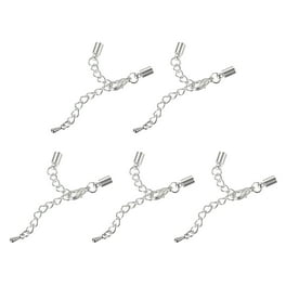 20Sets 4mm Leather Cord End Caps with Lobster Claw Clasps Barrel Terminators Gold Tone Walmart