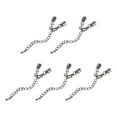 thumbnail image 1 of 10Sets 5mm Leather Cord End Caps with Lobster Clasps & Extender Chain for DIY, Metallic Black, 1 of 6