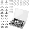 thumbnail image 1 of 10Sets Marine Grade Twist Lock Fasteners Turn Button Eyelet,for Canvas Marine Boats Sailboats RVs Fastener Turn Buttons, 1 of 6