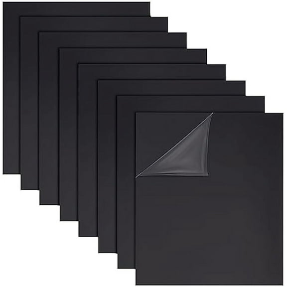 10Sheets Black ABS Plastic Sheet Plates 8x10Inch 0.5mm Thick Hard for Architectural Models Sand Table Building Model Material Supplies