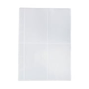 10Sheets Double-Sided Page Pocket Sleeves Sheet Protector Photo Post Cards Packet Photo Pocket Rings Binders Album