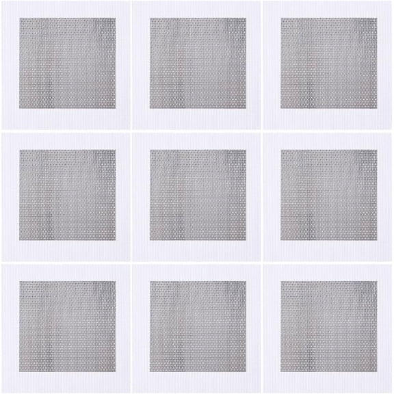 10Sheets Wall Repair Patch Aluminum Drywall Repair Large Hole Patch Cover with Self-Adhesive Mesh Metal Quickly Repair Creative Craft