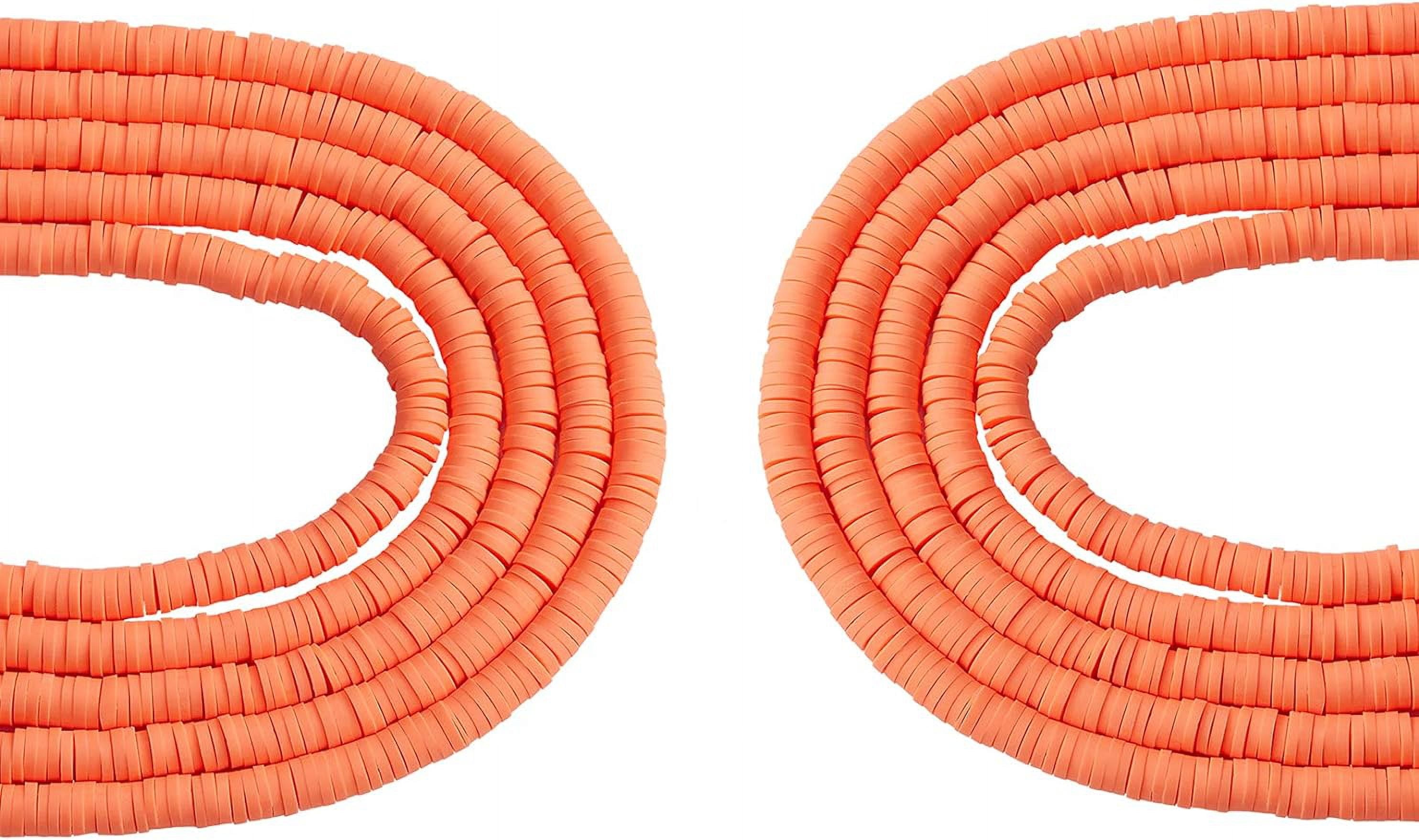 10Strands 3800Pcs Polymer Clay Heishi Beads Disc Flat Round Boho