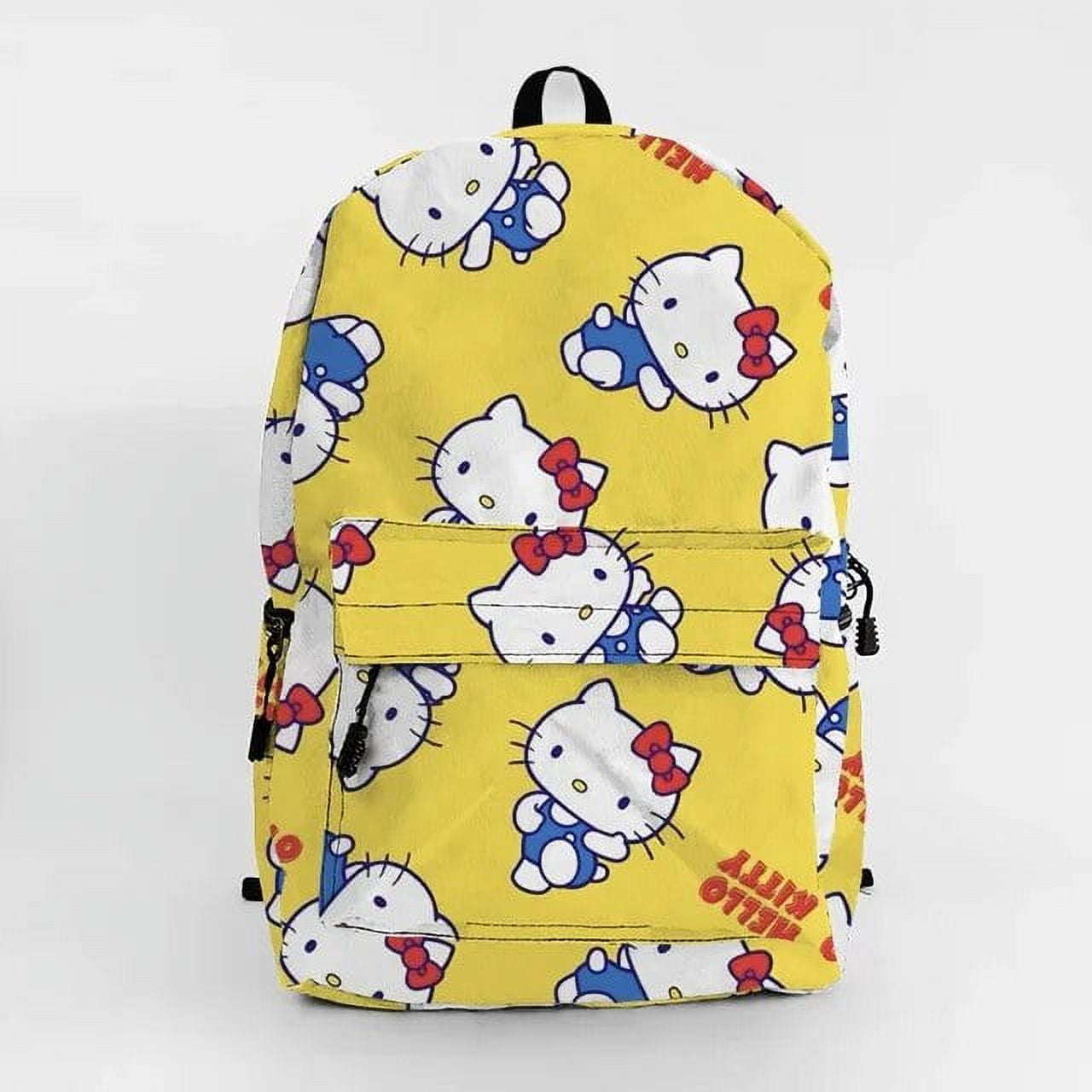 10Style Sanrio Series Kitty Cat CartoonSurroundingLarge Canvas Backpack