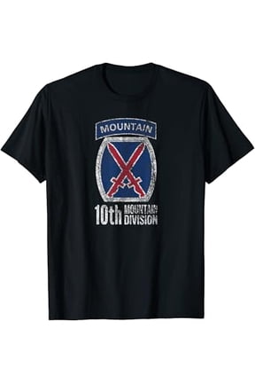 10Th Mountain Division Army Infantry Us Usa Veteran T-Shirt, Unisex T-Shirt