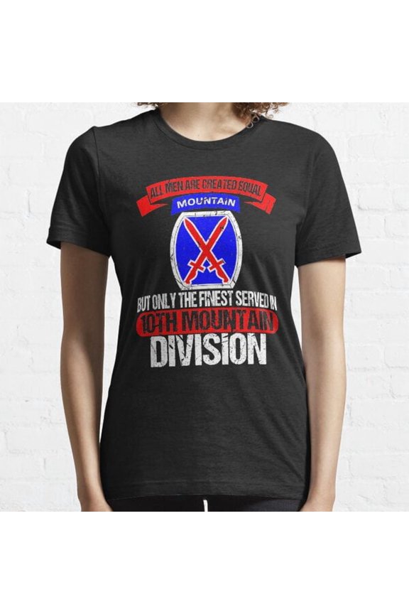 10Th Mountain Division Infantry Soldier Essential T-shirt