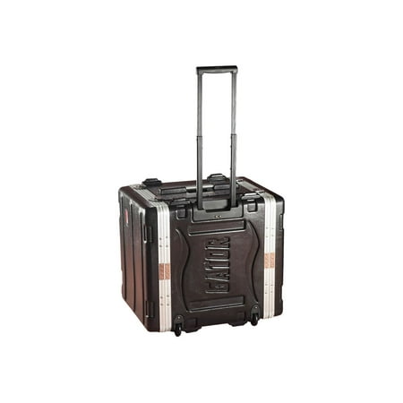10U Audio Rack; Powered Rolling