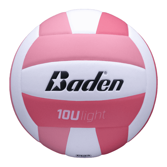 Baden 10U Light Official Size Indoor Volleyball - Soft Pink/Dark Pink