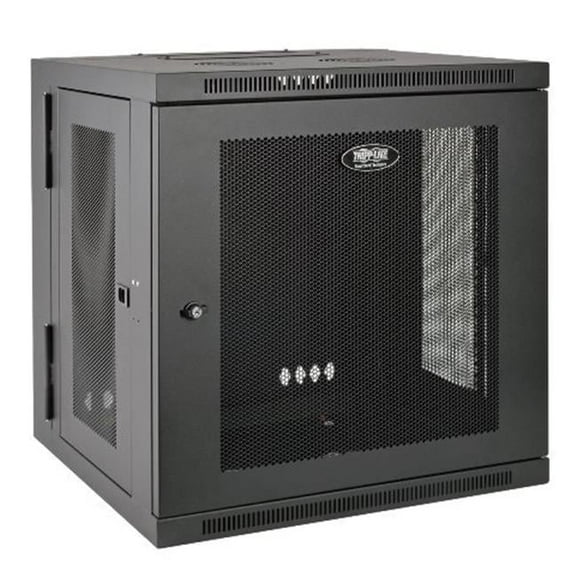 10U Wall Mount Rack Enclosure, Black