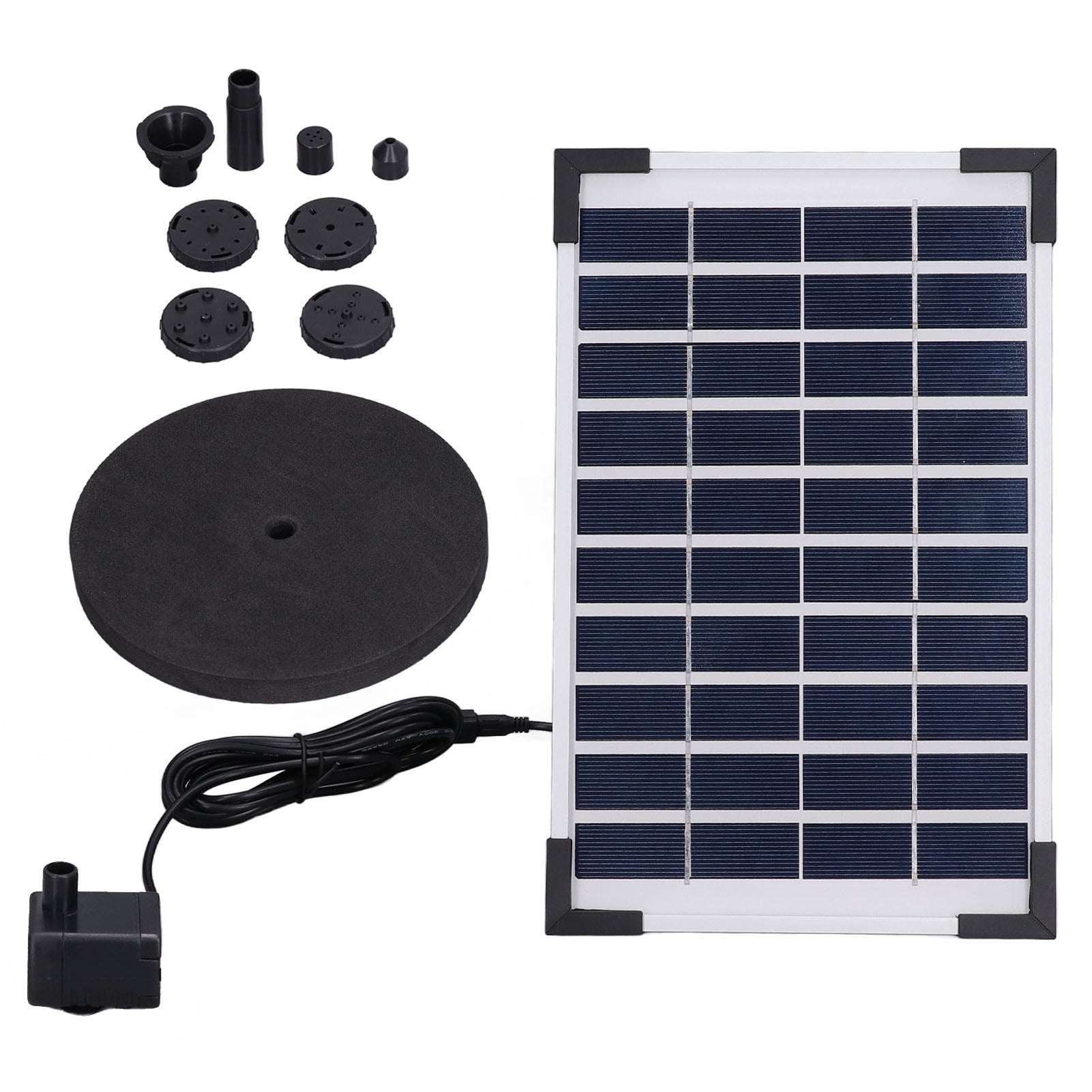 10V 5W Solar Fountain Kit Floating Solar Fountain Water Pump Kit for